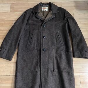 Elegant Dark Brown Trench Coat for Men